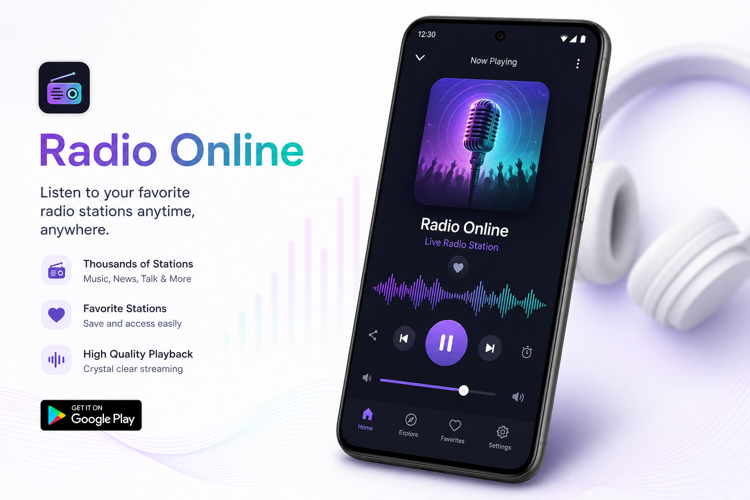 App reproductor de radio online en Android